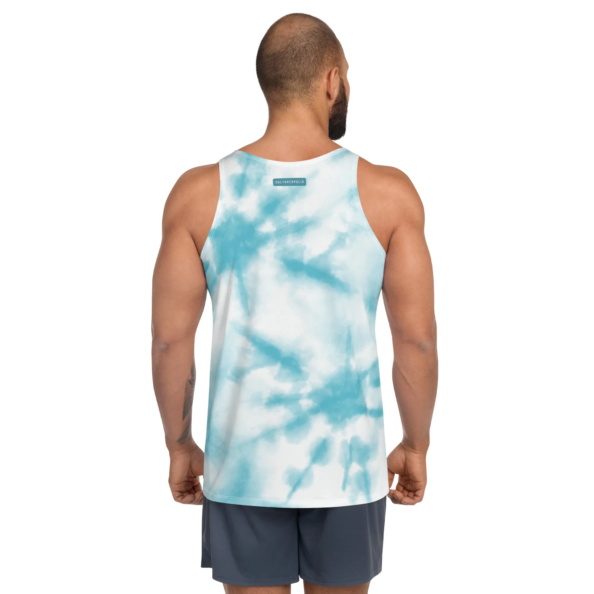 Men's Tank Top –  Ocean Breeze Tie Dye